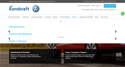 Desktop Screenshot of eurokraft.com.br